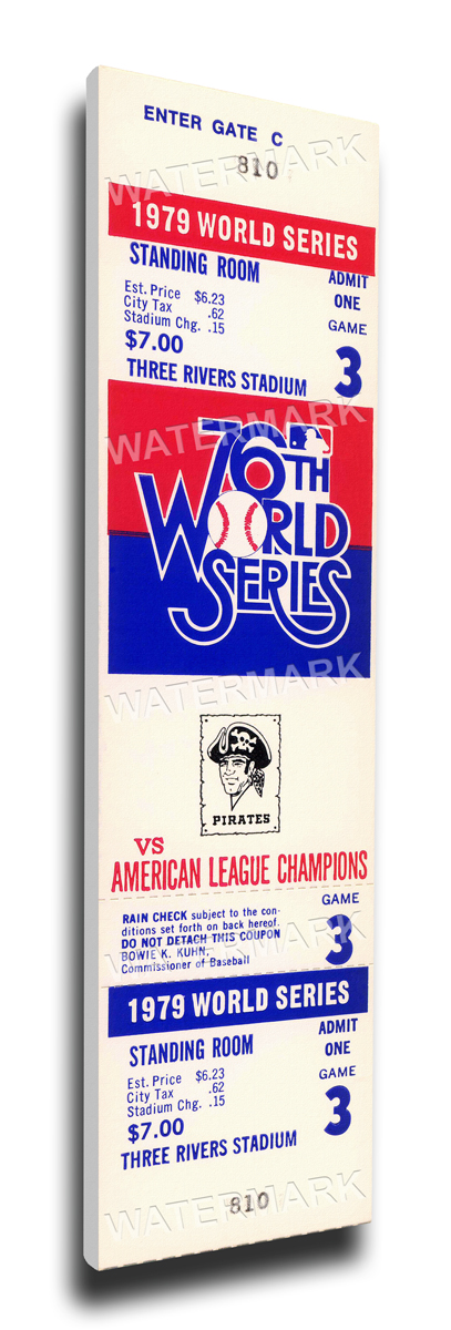 1979 Pittsburgh Pirates World Series Mega Ticket
