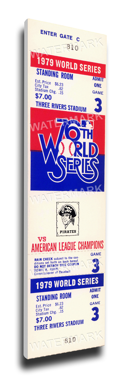 1979 Pittsburgh Pirates World Series Mega Ticket