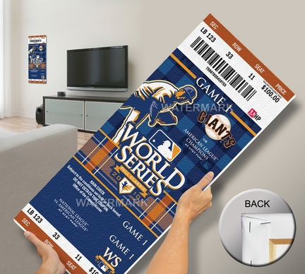 San Francisco Giants 2010 World Series Mega Ticket