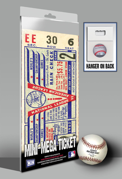 1942 St. Louis Cardinals World Series Game 2 Mini-Mega Ticket