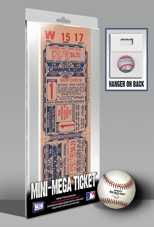 1946 St. Louis Cardinals World Series Game 2 Mini-Mega Ticket