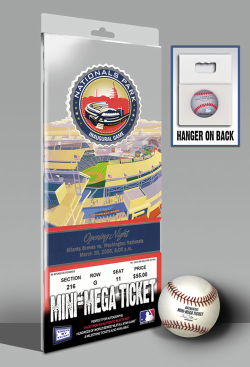 Nationals Park 2008 Inaugural Game Mini-Mega Ticket