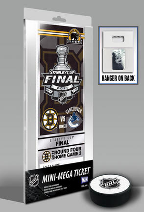 Boston Bruins 2011 Stanley Cup Commemorative Mini-Mega Ticket