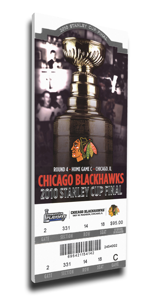 Chicago Blackhawks 2010 Stanley Cup Mega Ticket