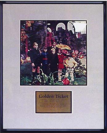A Piece of Hollywood History "Wonka Kids" Limited Edition 16" x 20" Framed Unautographed Lithograph