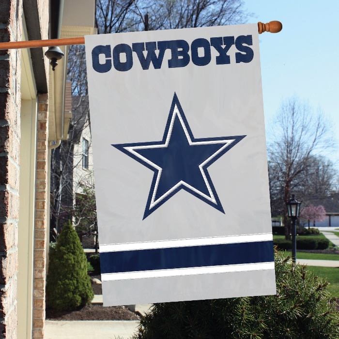 Dallas Cowboys NFL Applique Banner Flag