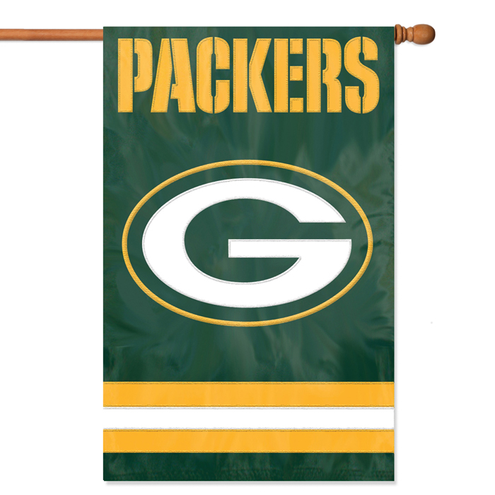 Green Bay Packers NFL Applique Banner Flag