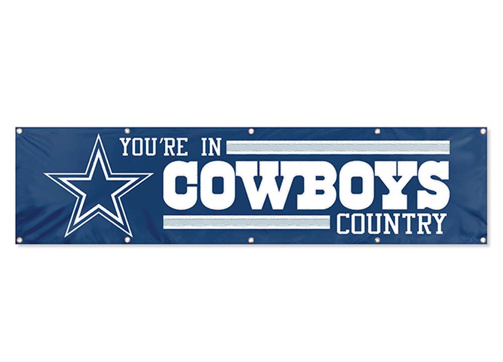 Dallas Cowboys NFL 8-Foot Banner