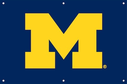 Michigan Wolverines NCAA Fan Banner