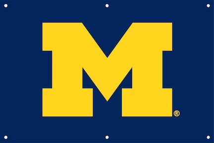 Michigan Wolverines NCAA Fan Banner