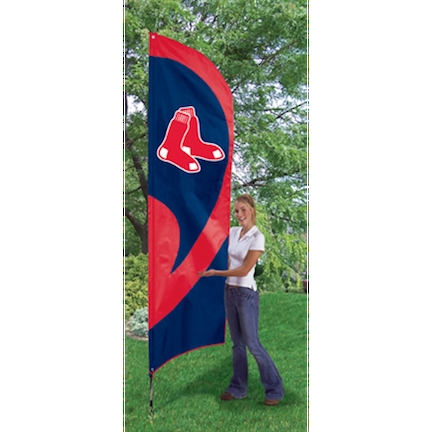 Boston Red Sox MLB Tall Team Flag with Pole