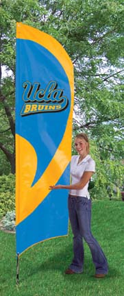 UCLA Bruins NCAA Tall Team Flag with Pole