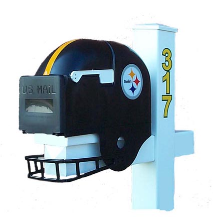 Pittsburgh Steelers Helmet Style Mailbox