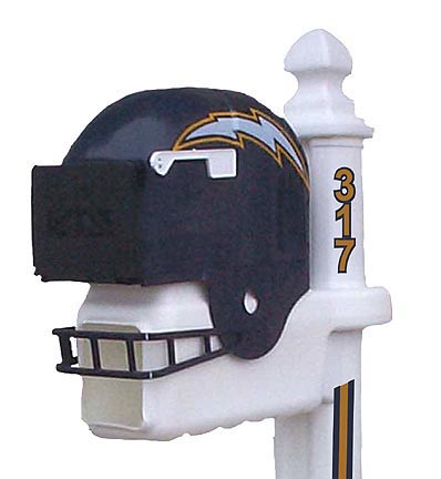 Sports Fan Pole for the Helmet Style Mailbox