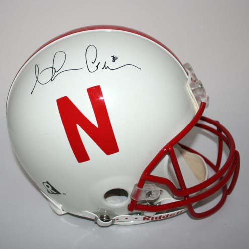 Ahman Green Autographed Nebraska Cornhuskers Riddell Full Size Authentic Helmet