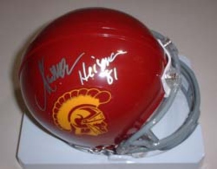 Marcus Allen Autographed USC Trojans Riddell Mini Helmet with "Heisman 81" Inscription