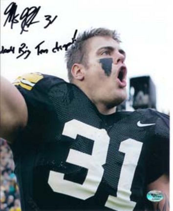 Matt Roth Autographed Limited Edition 8" x 10" #4 Photograph with "2004 Big Ten Champs" Inscription 