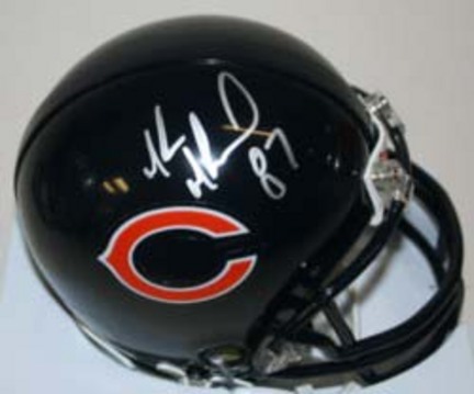 Mushin Muhammad Autographed Chicago Bears Riddell Mini Helmet