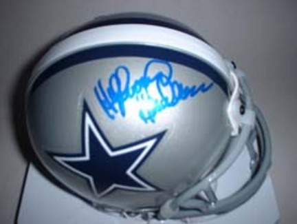 Thomas "Hollywood" Henderson Autographed Dallas Cowboys Riddell Mini Helmet