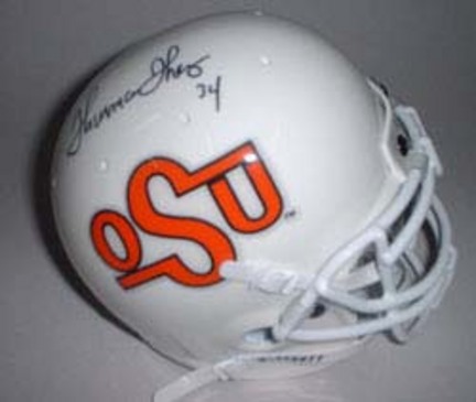 Thurman Thomas Autographed Oklahoma State Cowboys Schutt Mini Helmet