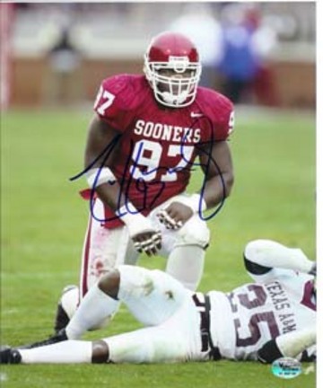 Tommie Harris Autographed 8" x 10" Vertical Photograph (Unframed)