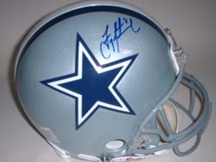 Troy Aikman Autographed Dallas Cowboys Riddell Full Size Authentic Helmet