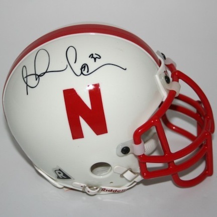 Ahman Green Autographed Nebraska Cornhuskers Riddell Authentic Mini Helmet