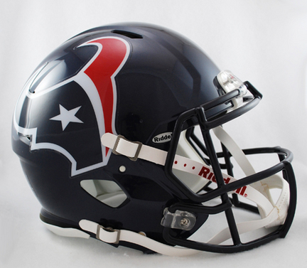 Houston Texans NFL Authentic Speed Revolution Full Size Helmet from Riddell