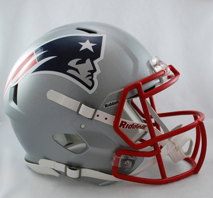 New England Patriots NFL Authentic Speed Revolution Full Size Helmet from Riddell