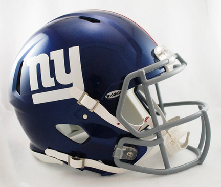 New York Giants NFL Authentic Speed Revolution Full Size Helmet from Riddell