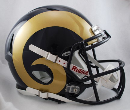 St. Louis Rams NFL Authentic Speed Revolution Full Size Helmet from Riddell