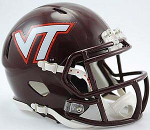 Virginia Tech Hokies NCAA Riddell Replica Speed Mini Football Helmet