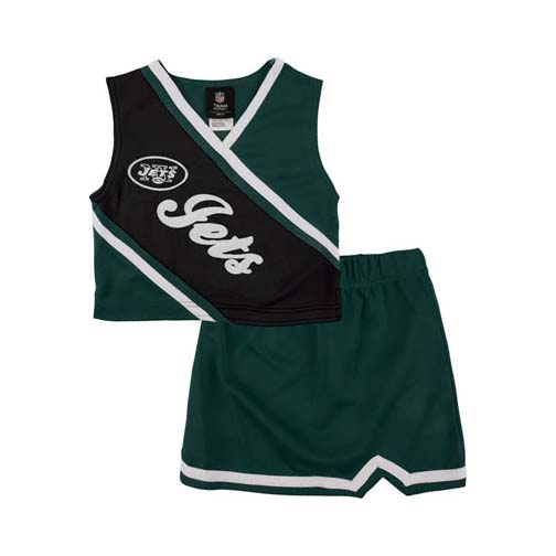 Reebok Two Piece New York Jets NFL Cheerleader Uniform Set (Size 2T to 4T)