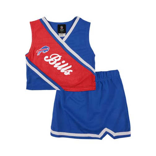 Reebok Two Piece Buffalo Bills NFL Cheerleader Uniform Set (Size 2T to 4T)