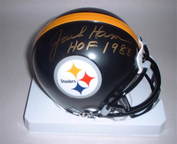 Jack Ham Autographed Pittsburgh Steelers Riddell Mini Helmet with "HOF 1988" Inscription