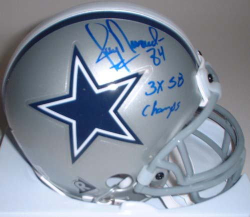 Jay Novacek Autographed Dallas Cowboys Riddell Mini Helmet with "3 x SB Champs" Inscription