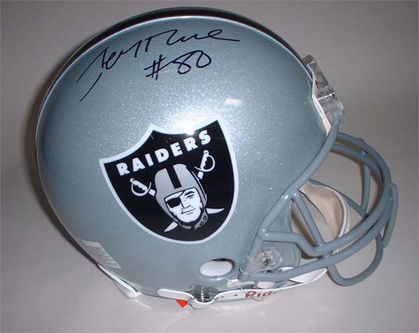 Jerry Rice Autographed Oakland Raiders Riddell Full Size Authentic Helmet