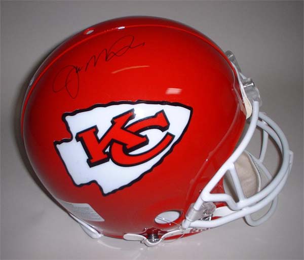 Joe Montana Autographed Kansas City Chiefs Riddell Full Size Authentic Helmet