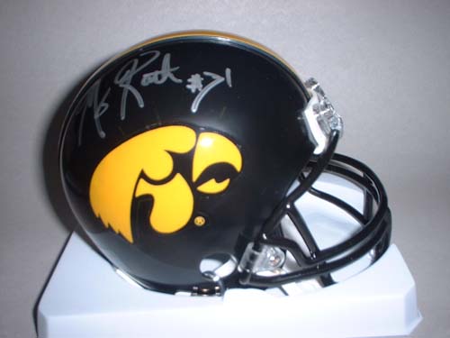 Matt Roth Autographed Iowa Hawkeyes Riddell Mini Helmet