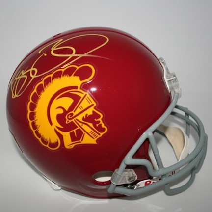 Reggie Bush Autographed USC Trojans Riddell Full Size Replica Helmet