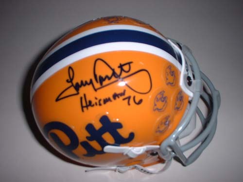 Tony Dorsett Autographed Limited Edition Pittsburgh Panthers Mini Helmet with "Heisman 76" Inscription