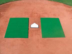 3' x 7' Synthetic Turf Softball Batter's Mat