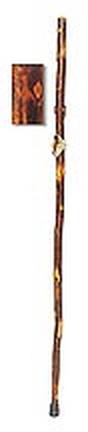 59" Hickory Hiking Staff - Tall (for people 5' 9" - 6' 2")