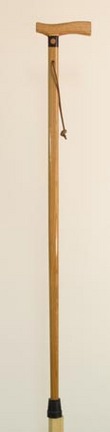 American Craftsman 37" Slim Walking Stick - Cherry and Oak