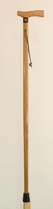 American Craftsman 37" Standard Walking Stick - Cherry and Oak