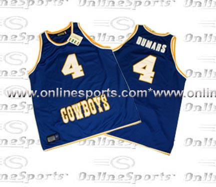 Joe Dumars McNeese State Cowboys Hardwood Legends Throwback Blue Basketball Jersey (Sizes 4X-Large - 5X-Large)