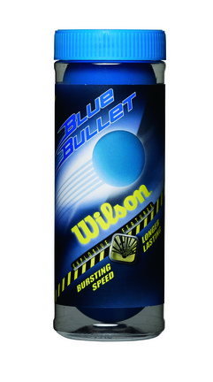 Wilson Blue Bullet&trade;  Racquetballs - (Set of 6 Cans)