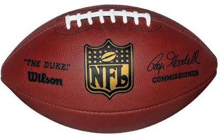 The DUKE F1100 Wilson&#174; Official NFL&#174; Leather Game Football (Commissioner Roger Goodell)