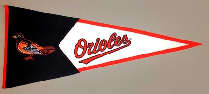 Baltimore Orioles MLB Classic Collection Pennant from Winning Streak Sports