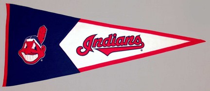 Cleveland Indians MLB Classic Collection Pennant from Winning Streak Sports